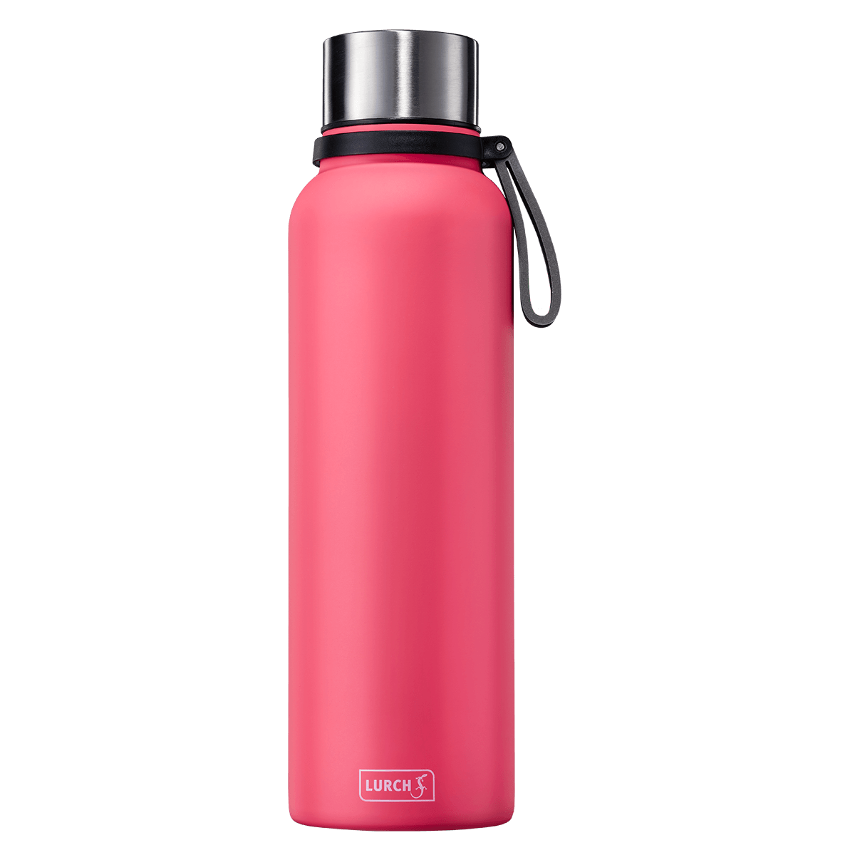 pink Isolier-Flasche One-Click | mit LURCH 0,75l | Sport 00240818 Einhandbedienung