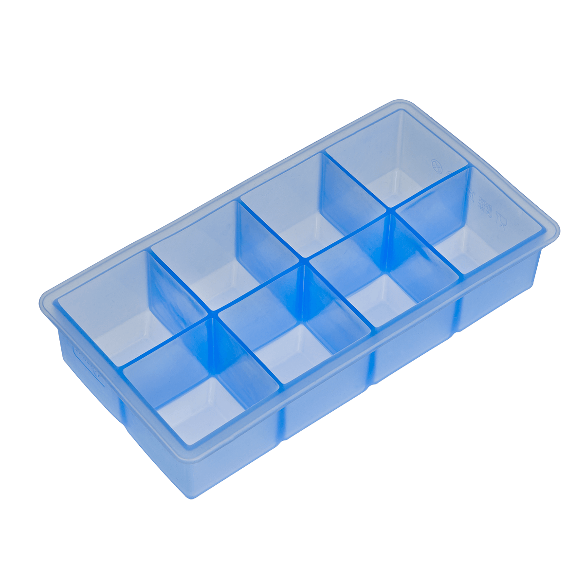 LURCH Eisformer Würfel 5cm für 8 Eiswürfel Silikon eisblau 